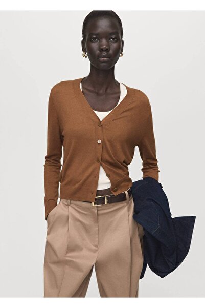 MANGO Woman V yaka triko hırka