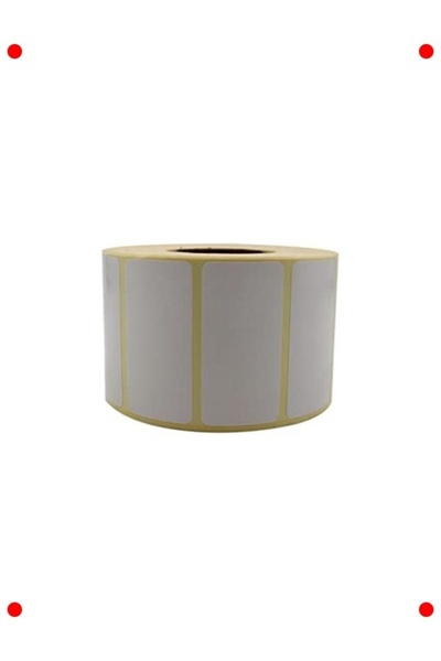 markentegra 1000 قطعة من ملصقات طابعة الباركود من كويسي في لفة، مقاس 60×30 ملم