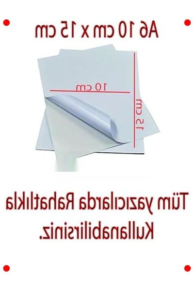markentegra ملصقات لاصقة متوافقة مع طابعة A6 - 100 قطعة