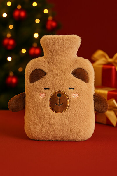 TOYFEST 2026 Plush Teddy Bear Hot Water Bag – Soft Cover Warmer & Gift Winter Comfort Product