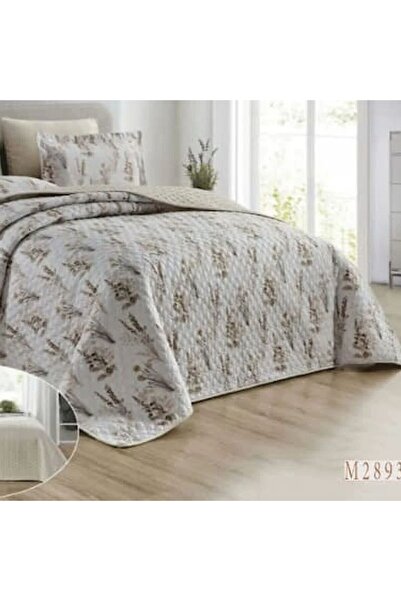 Reiashn Olive summer patterned compressed bedspread, single and a half