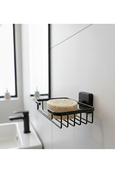 EMFA AKSESUAR Black Soap Dish - Premium Black Wire Soap Dish 100% Brass Stain...