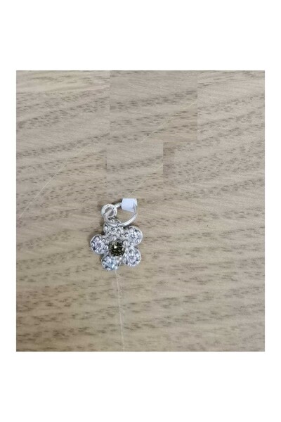 Jolie Silver Pandantiv din argint 925, argint Jolie, floare cu pietre, 0.9 g,...