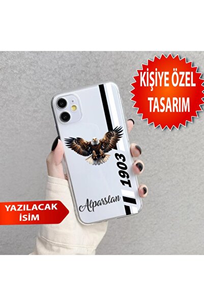 3GEN CASE İphone 11 Uyumlu Kişiye Özel İsim Eklenebilir Desenli Şeffaf Siliko...
