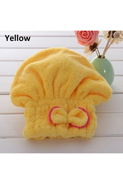 Generic Hair drying cap in the shape of a bow - bonnet (1 pack)