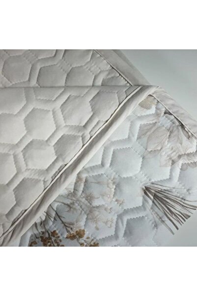 Reiashn Olive summer patterned compressed bedspread, single and a half