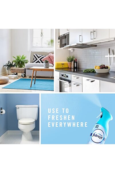 Febreze AIR Freshener Heavy Duty Crisp Clean, 8.8 Oz, Pack of 3