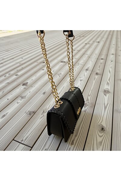 Gözde Mağazacılık حقيبة كتف نسائية ذات مظهر أنيق وتفاصيل محبوكة