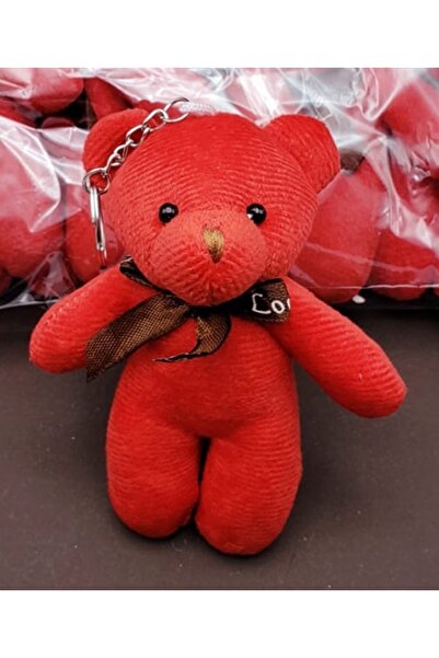 UcuruStore Πολύχρωμοι Πελούς αρκουδάκια με φιόγκο Μπρελόκ