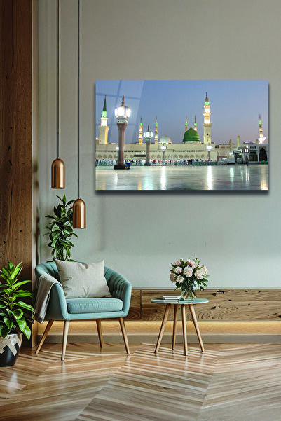 DecorAnatolia Medine Huzur Manzarası İslami Cam Tablo