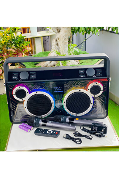joyplus Kolav D-2616 40 W 6.5'inçx2 2Adet Mikrofon Bluetooth Speaker Hoparlör...