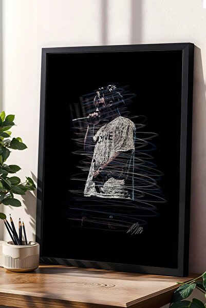 Saturn Travis Scott Framed Painting Rap Hip Hop - Aesthetic Poster