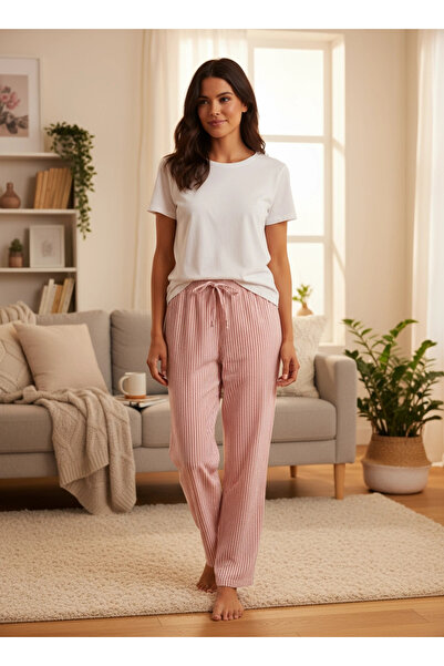 LVORİA بيجامة نسائية منقوشة بقطعة سفلية واحدة