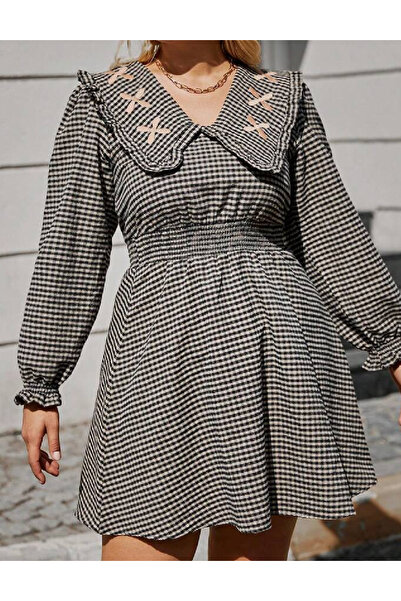 Evendi Short dress, Brown