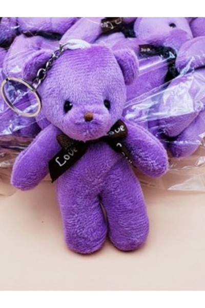 UcuruStore pluș ursuleți colorați cu fundițe breloc