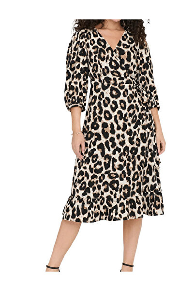 ONLY Medium dress, Animal print