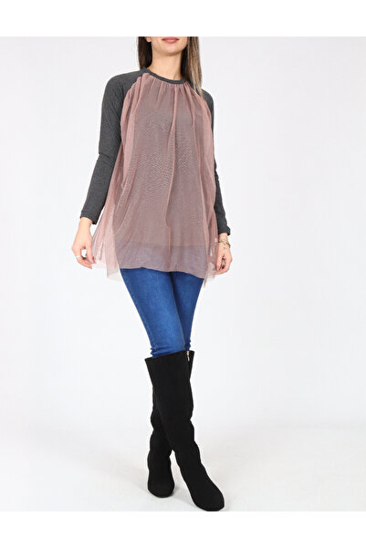 Evendi Bluza, Gri/Roz