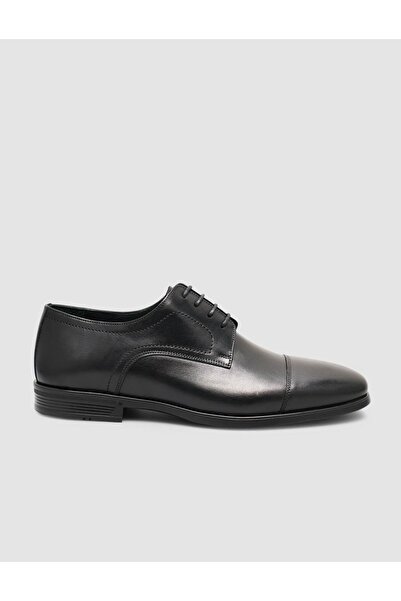 Cabani 100% Genuine Leather Black Men's Classic Shoes