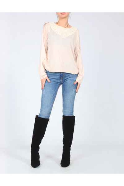 Evendi Cardigan, Pale pink