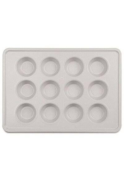 Berlinger Haus muffin pan, carbon steel, matte cream, 42.3x29.8x3.5 cm