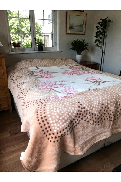 Evimora Home Double Ultra Soft Patterned Blanket – Thick Cotton Welsoft with Warm Keeping Properties