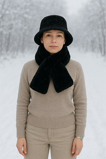 Sir Cliffson Plush Bucket Hat Scarf Set