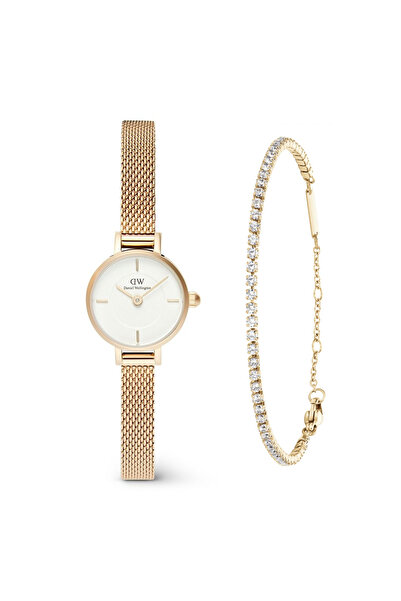 Daniel Wellington Combo Petite Mini Evergold Bianco Giftset DW00590023