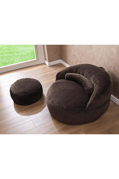 Marsah Home Fotoliu Pufos + perna & taburet – confort modern pentru living