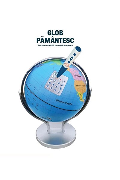 OEM Interactive Earth Globe + Pen with Scanning Camera – Educational geography & culture game