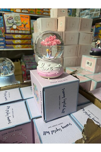 Ailenizin Oyuncakçısı SEVGİLİYE ÖZEL BUYUK BOY KAR KÜRESİ IŞIKLI SESLİ