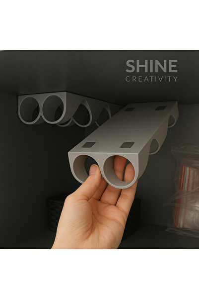 Shine Creativity Mutfak Rulo Tutucusu Düzenleyicisi | Yağlı Kağıt, Folyo, Str...