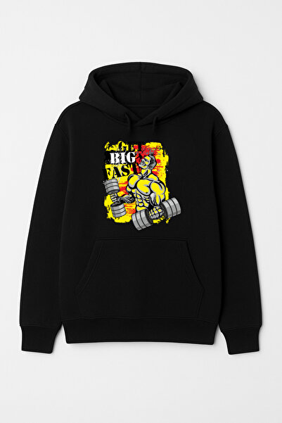 CALKARCOLLECTION أنا أحب سترة جيم تايم للجنسين بغطاء رأس (هودي)