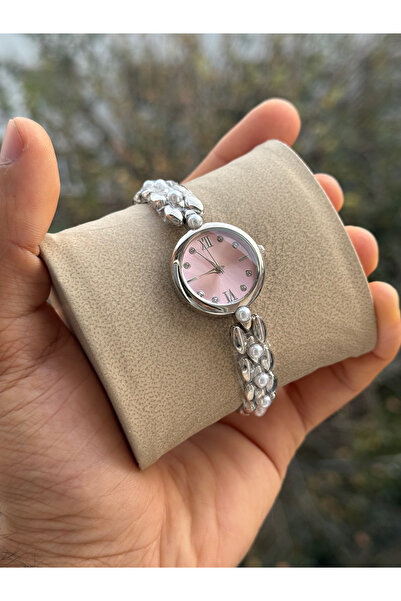 Tulpar New Season Pearl Detailed Vintage Women's Wristwatch