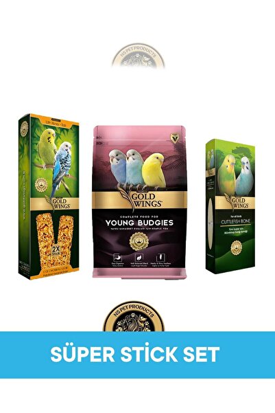 Gold Wings Premium Ballı Muhabbet Kuşu Krakeri 2'li & Premium Yavru Muhabbet ...
