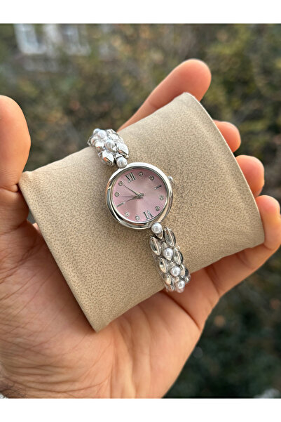 Tulpar New Season Pearl Detailed Vintage Women's Wristwatch