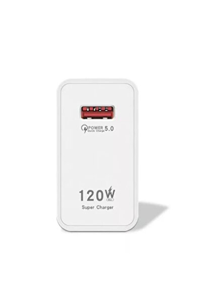 Zherqon 120W Super Fast Charger, Quick Charge 5.0, 1x USB, compatible with Xiaomi Samsung Huawei