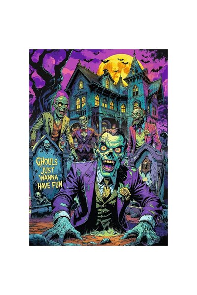 Trefl Puzzle 1000 pieces - Creative Horror with Zombie, Hall of Horror