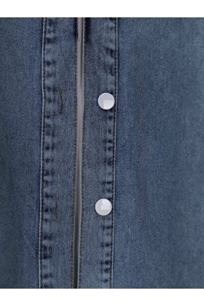 HİJABAYA Καπέλο τζιν με κουκούλα και κουμπιά σε οβάλ κοπή