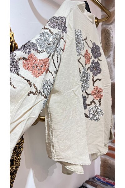 EB SCARF Keten Kimono