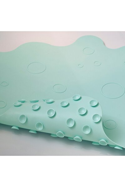 Generic Bathtub mat, light turquoise, 43 x 43 cm