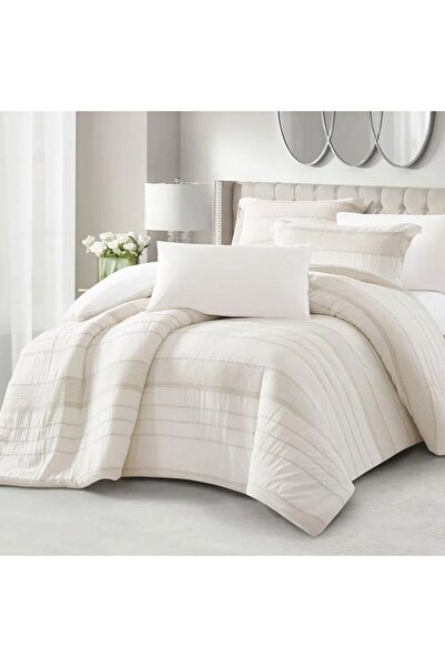 Reiashn Luxurious 100% cotton linen summer double bedsheet