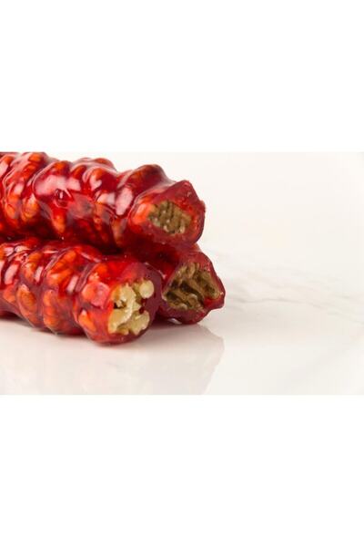 KÖME ŞAHANE سجق الجوز من كوميشاهاني بنكهة الرمان (نكهة الرمان الأحمر) 500 جرام إنتاج أسبوعي طازج للغاية