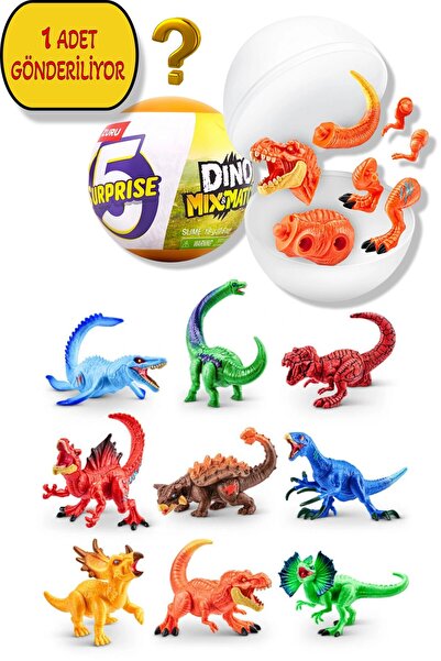 TOYFEST Mini Dino Karıştır & Eşleştir Sürpriz Paket - 1 ADET