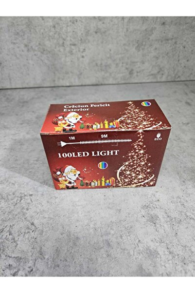 IRILIS 100 LED installation – 10 meters, black wire, multicolor bulb with music