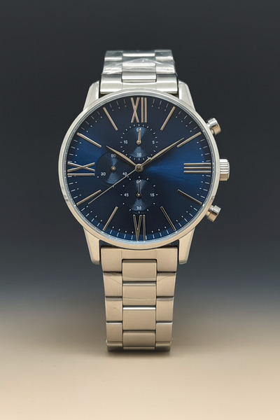 İ&A HOME Men's Stylish Wristwatch with Steel Band – Quartz Movement