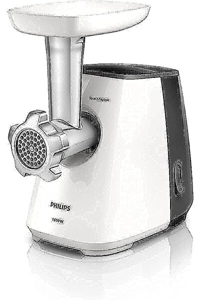 Philips 1600W Daily Collection Meat Mincer - HR2713, White