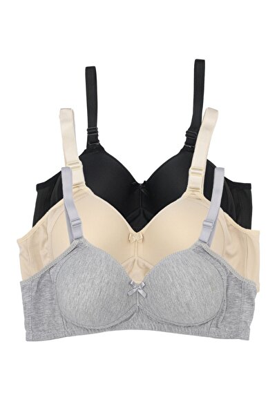 Merzu حمالة صدر بالين تريانجل يبرز انحناءات الجسم 3-PIECE