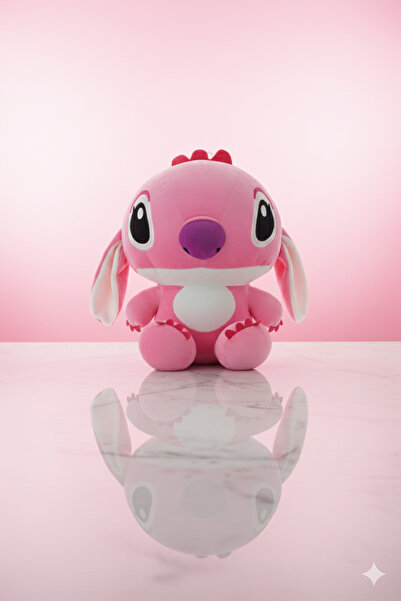 BESTTOYS Peluş oyuncak stitch pembe 30cm boyutunda