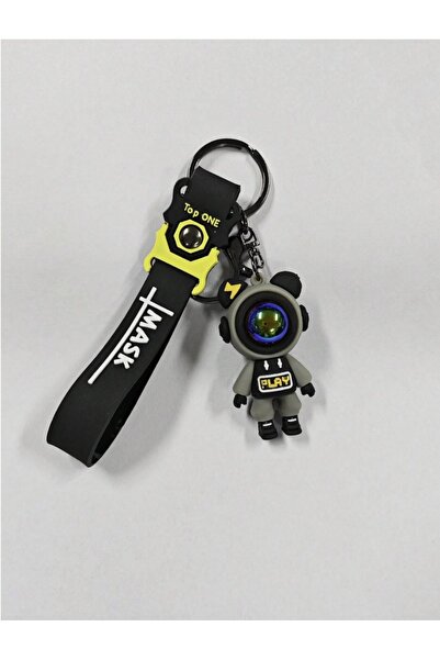 VEYA Cute electric bear pendant with an astronaut design – a unique accessory for bags and cars