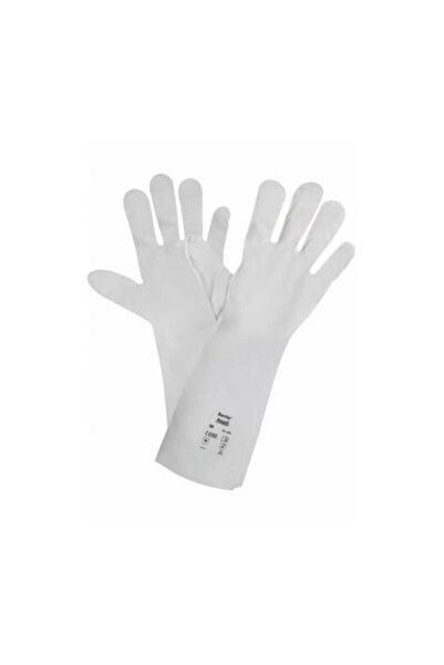 ANSELL Barrier Chemical Resistant Gloves No. 2-100 Laminated, Reusable Latex Free, 9 White